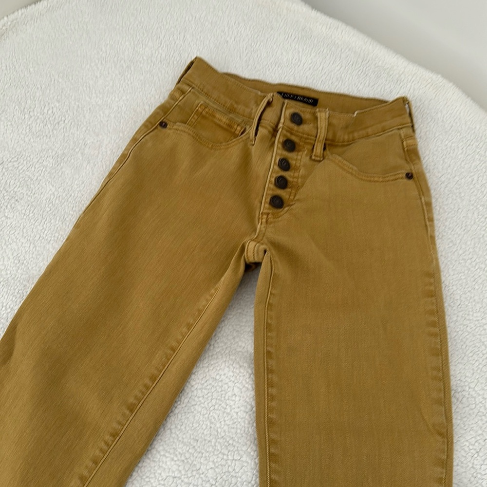 Mustard Free People ankle length Capris size : 25